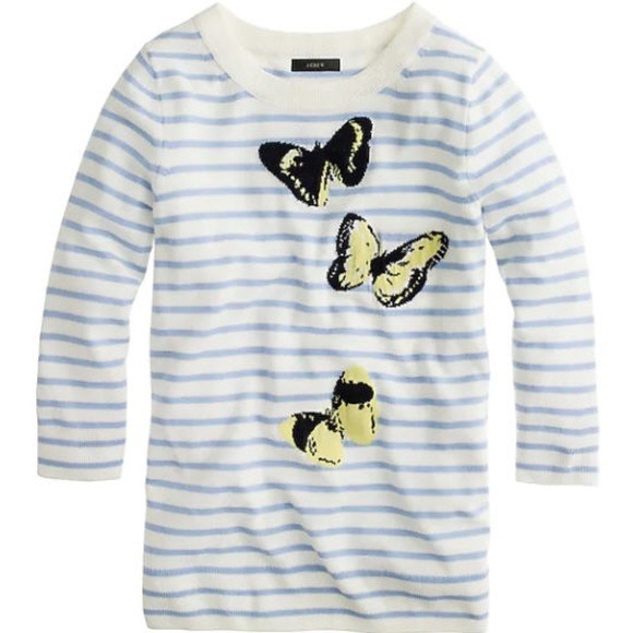 J. Crew Sweaters - J.crew tippi sweater butterflies size XS   -Y2